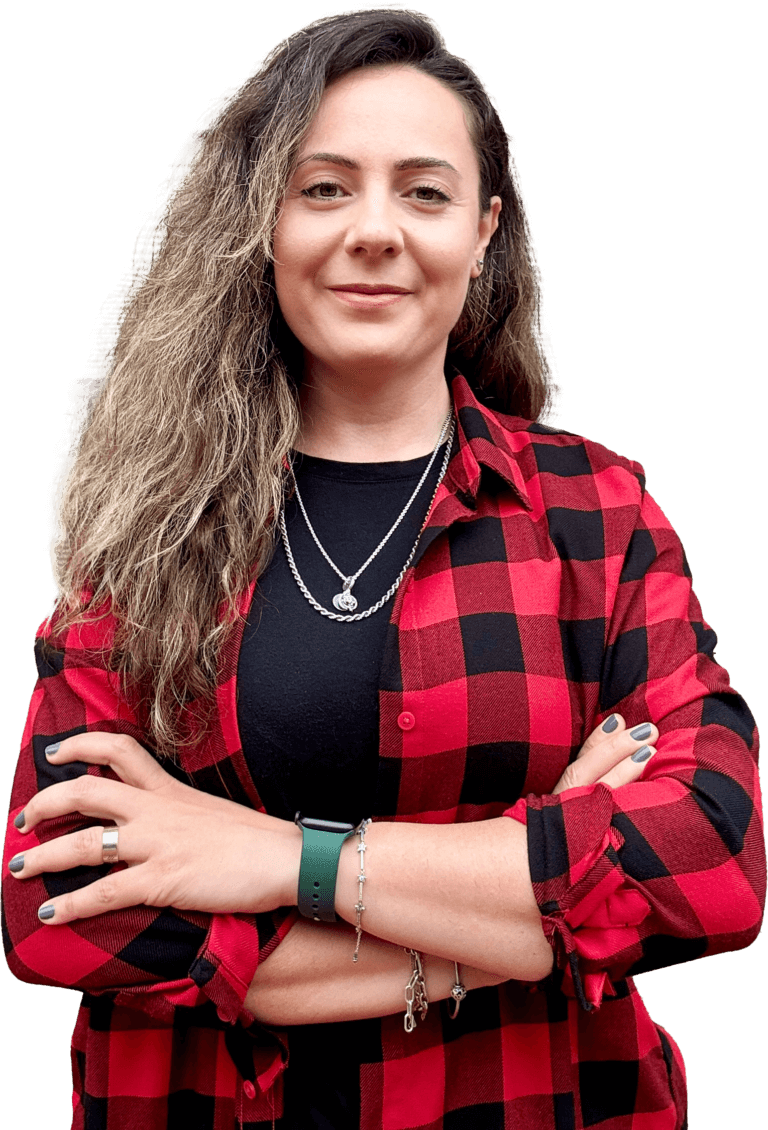 Headshot of Gonca Hepekiz, UX designer, based in Austin/TX